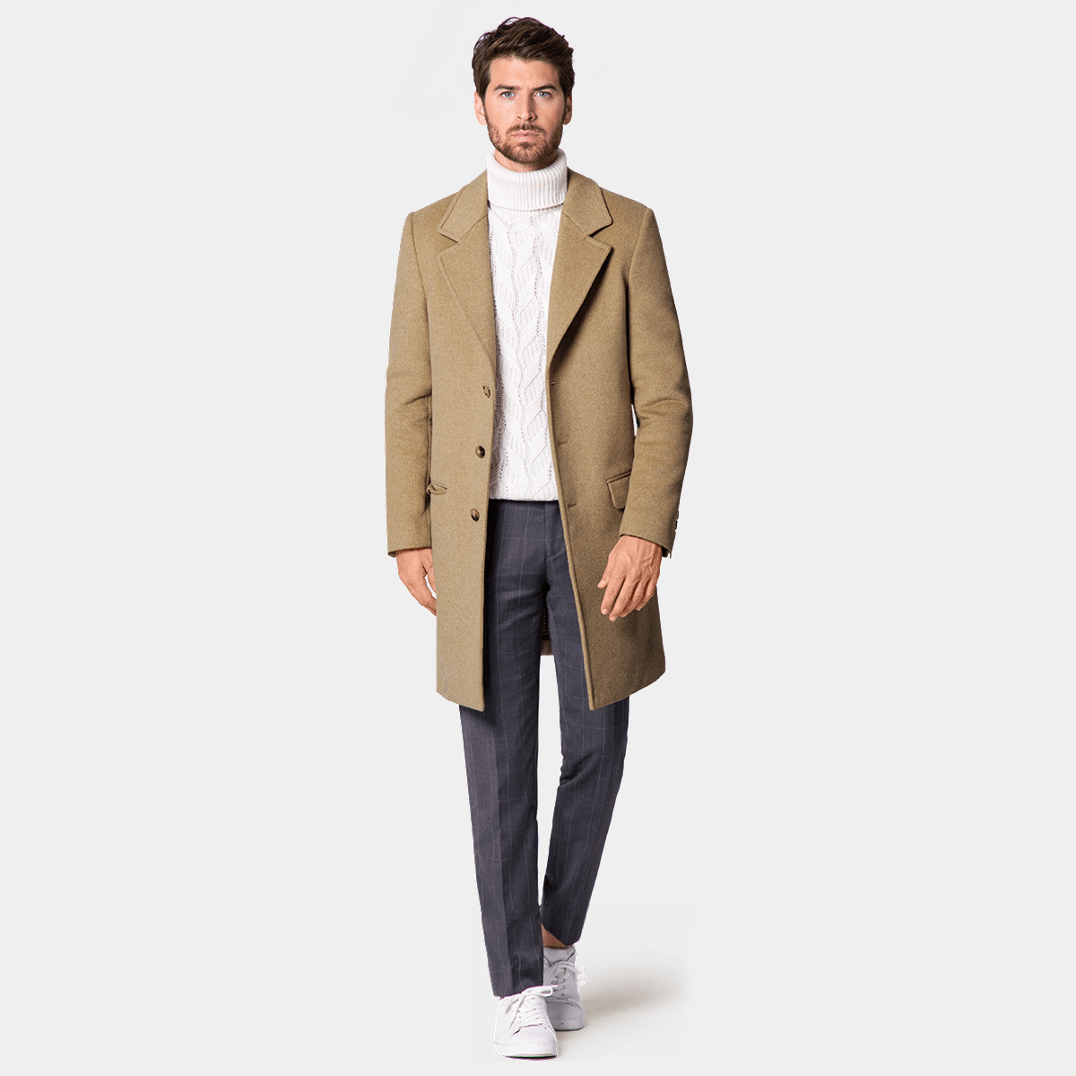 Camel Overcoat The most trendy coat for men Hockerty