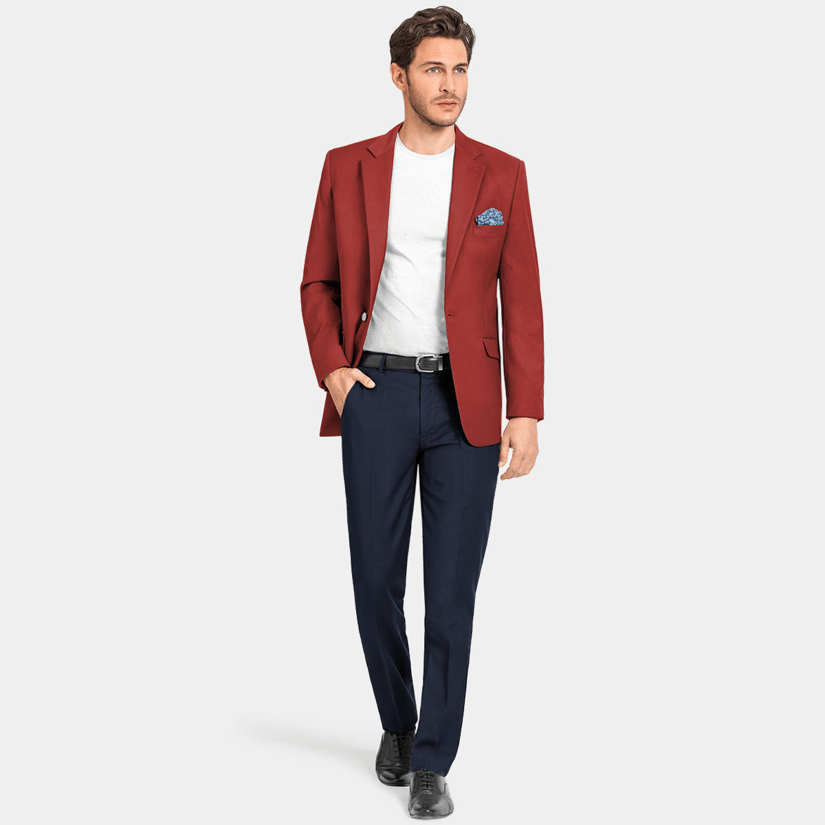 blazer for red shirt