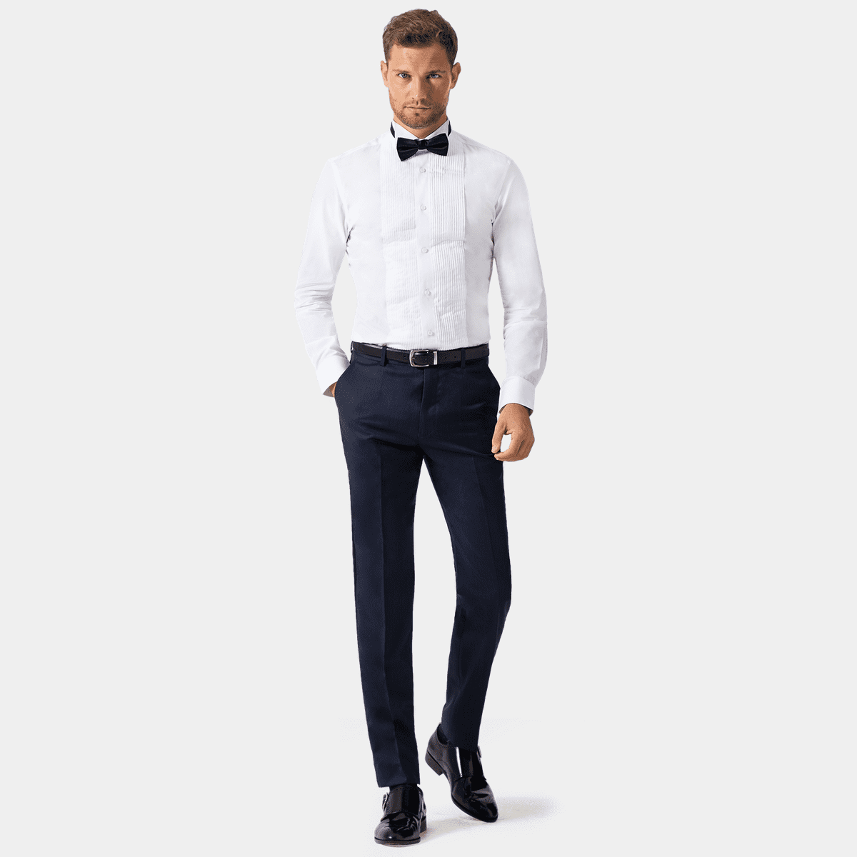 chemise homme col cassé