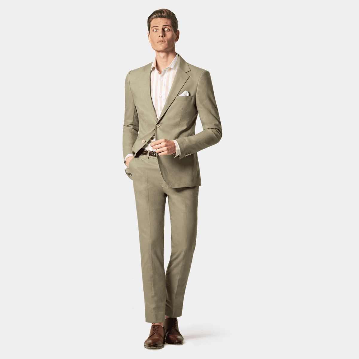 elegant cotton suit