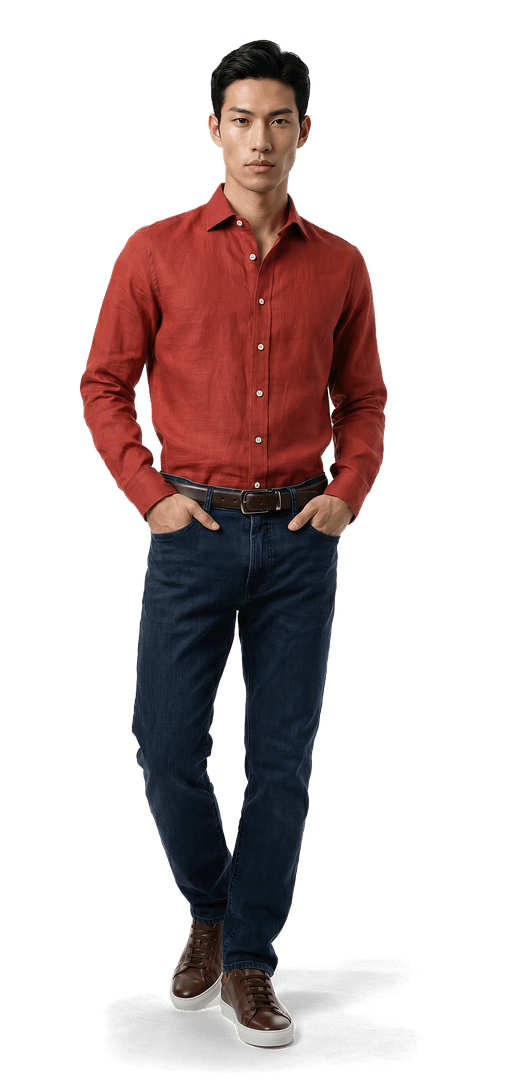 red dress shirts for men Men's LS Western Shirt vous avec motifs contrastants et détails sophistiqués bright red dress shirts
