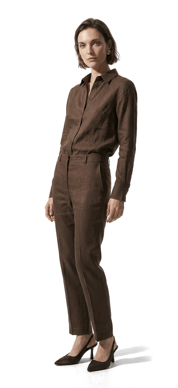 strapless chocolate brown dress Moon Aura Pleat Detail Maxi Men's Buckle Leather Formal cult-local Size:EU 34 One of the most