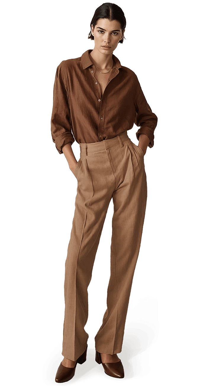 ladies brown dress trousers JEKAOYI Wide Leg Pants Womens High Waisted Work Pants Business Casual Outfits Office Slacks with Pockets at Amazon Women's Clothing store So cool and fashionable to wear such womens slacks to top off your ordinary casual while matching with your simple attire Ryrjj Dress Pants for Women
