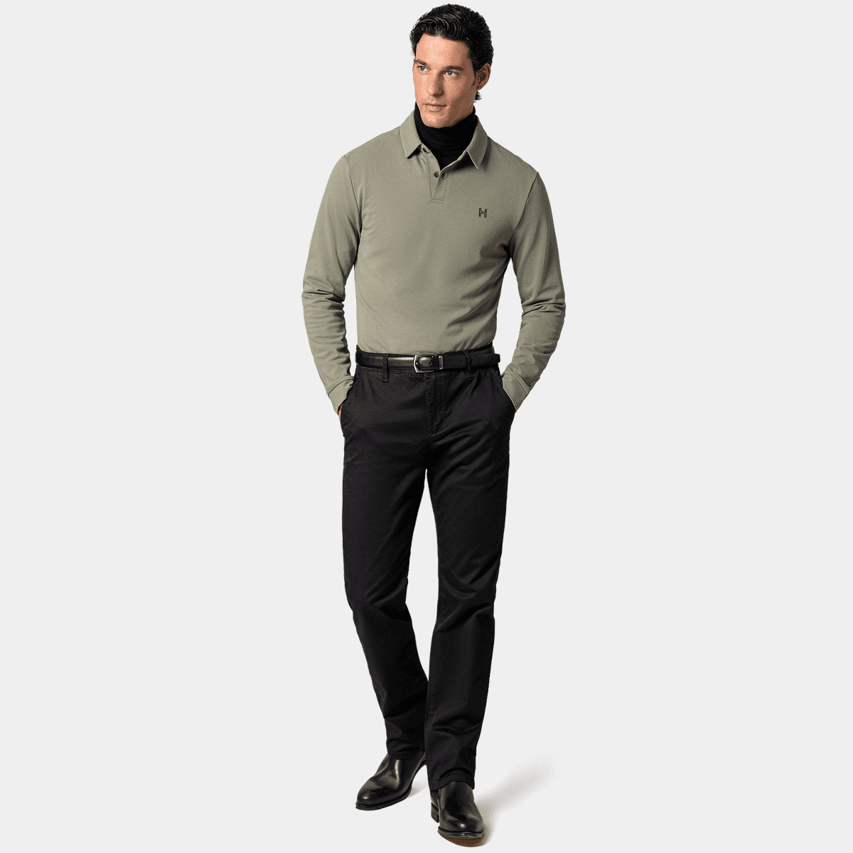 Black Chino trousers