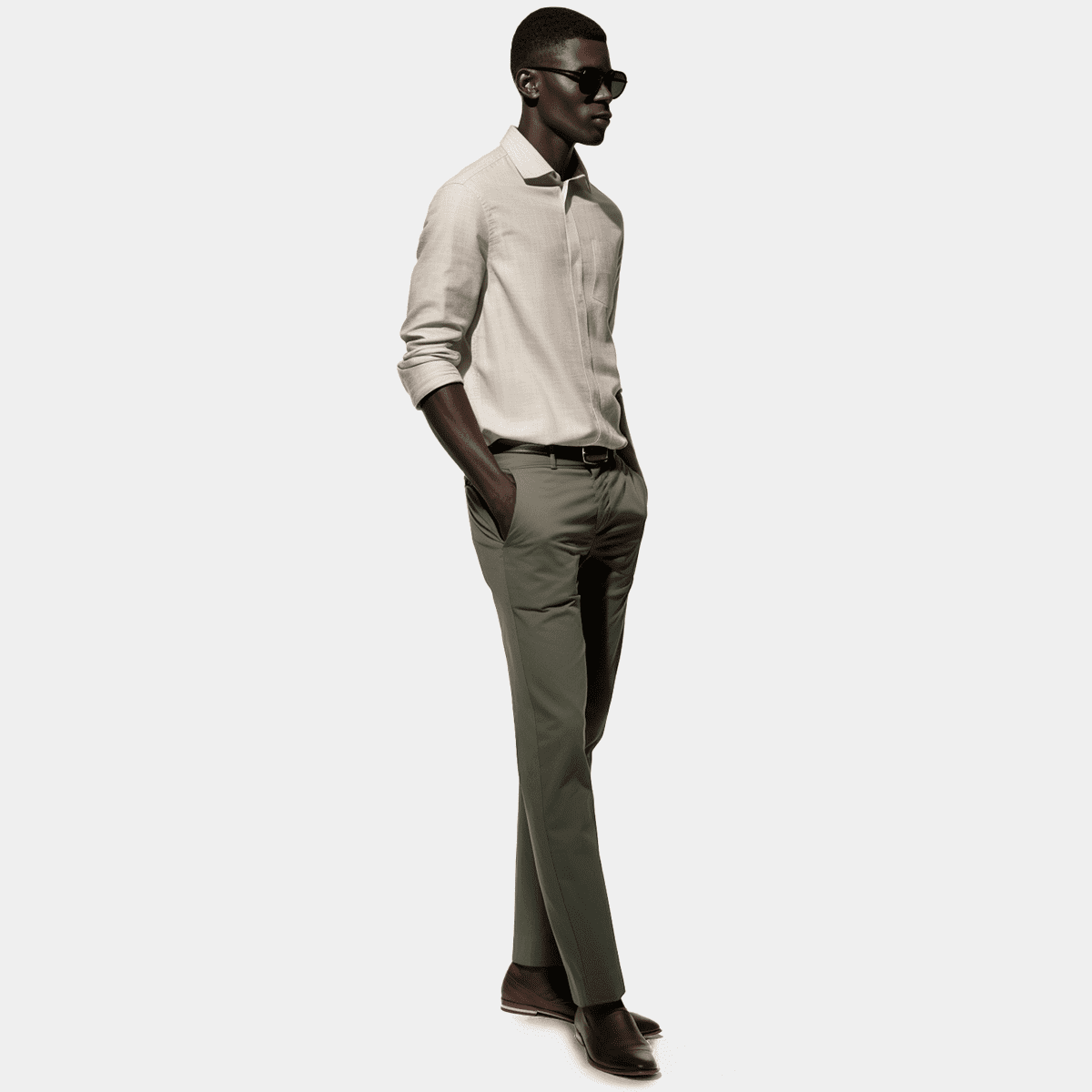 Army Green slim fit Chino pants