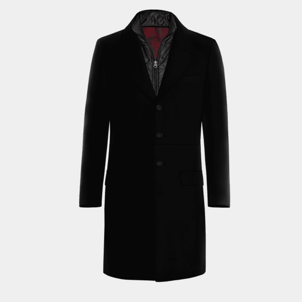CLANE（クラネ）の「PEAKED LAPEL OVER LONG COAT（チェスター
