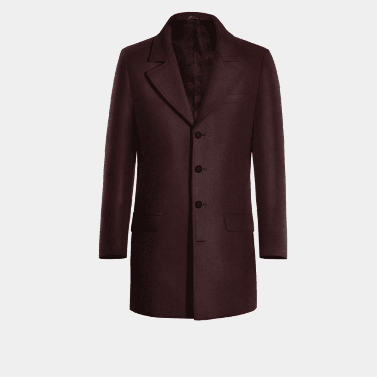 Burgundy Overcoat