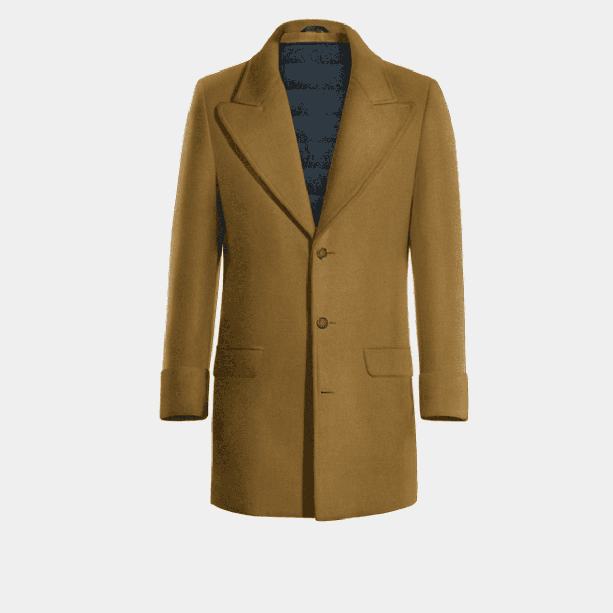 Van Wide Lapel Overcoat