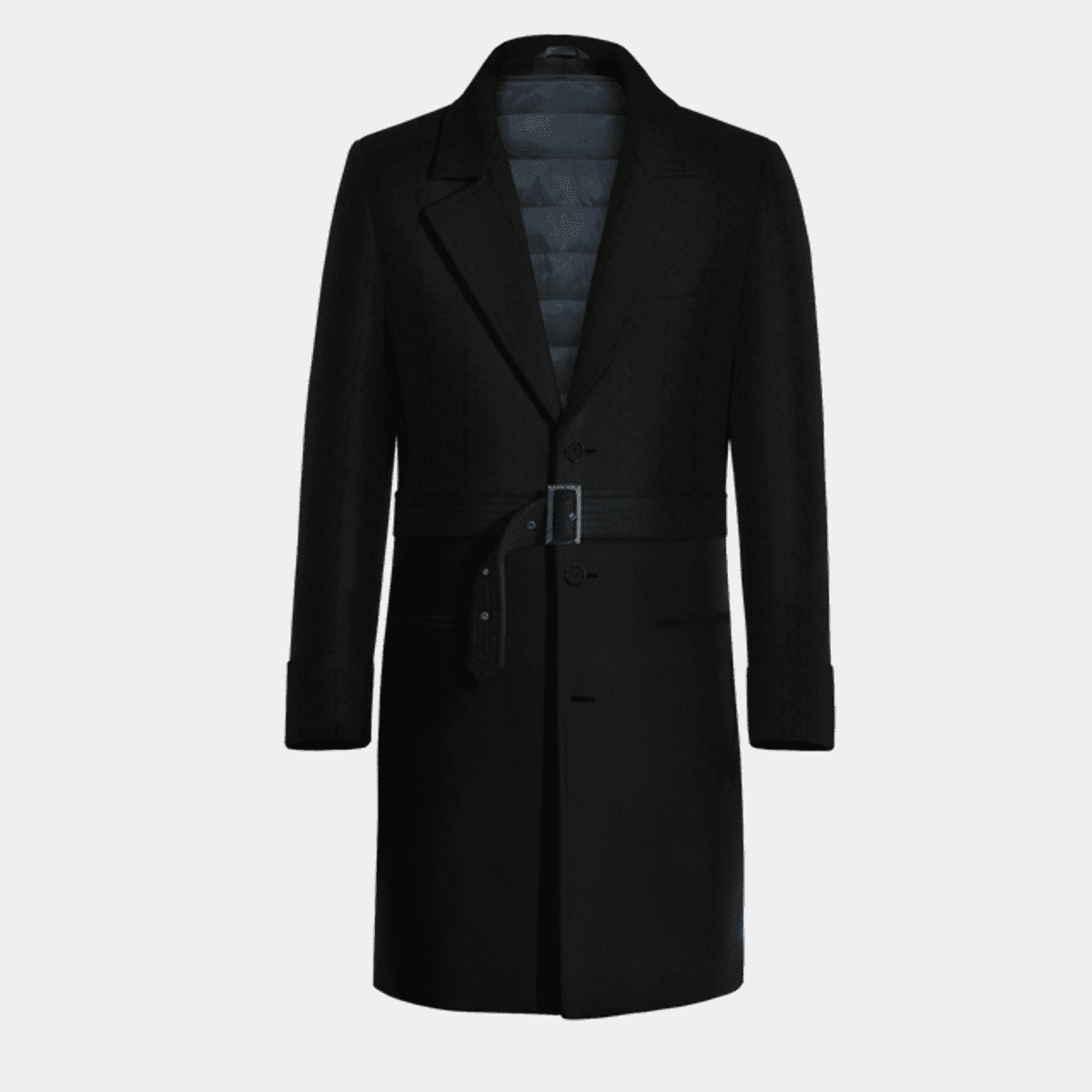 【black】salvy; 17ss OVERCOAT Black Overcoat – Kinsvale