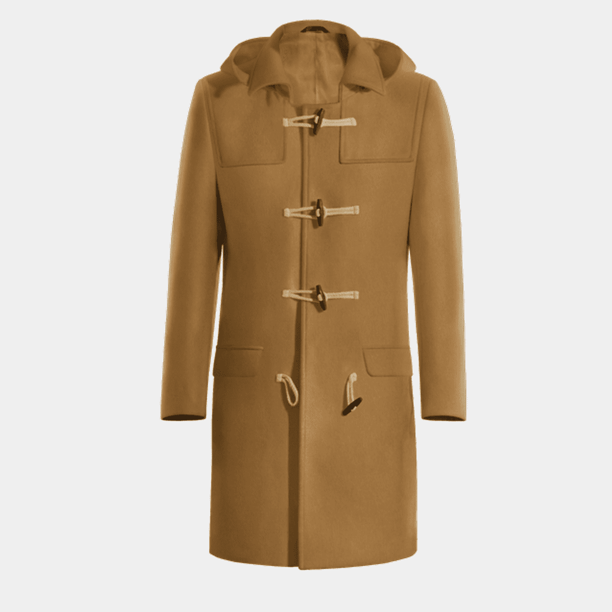 Brown Long Duffle coat