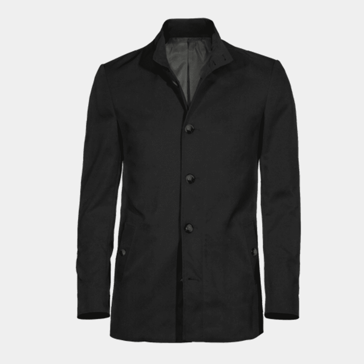 Black Cotton Jacket main image 1