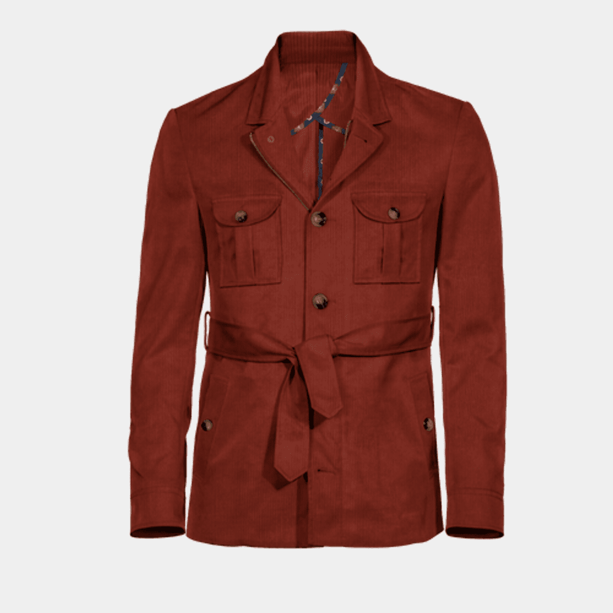 Cotton Circle Jacket - Red