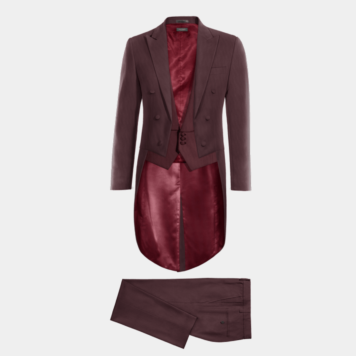 Maroon tailcoat clearance