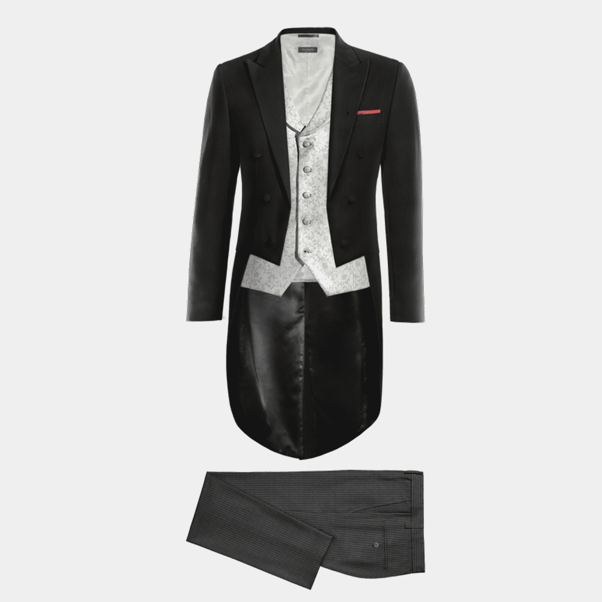 Frac nero con gilet grigio 458€ | Hockerty