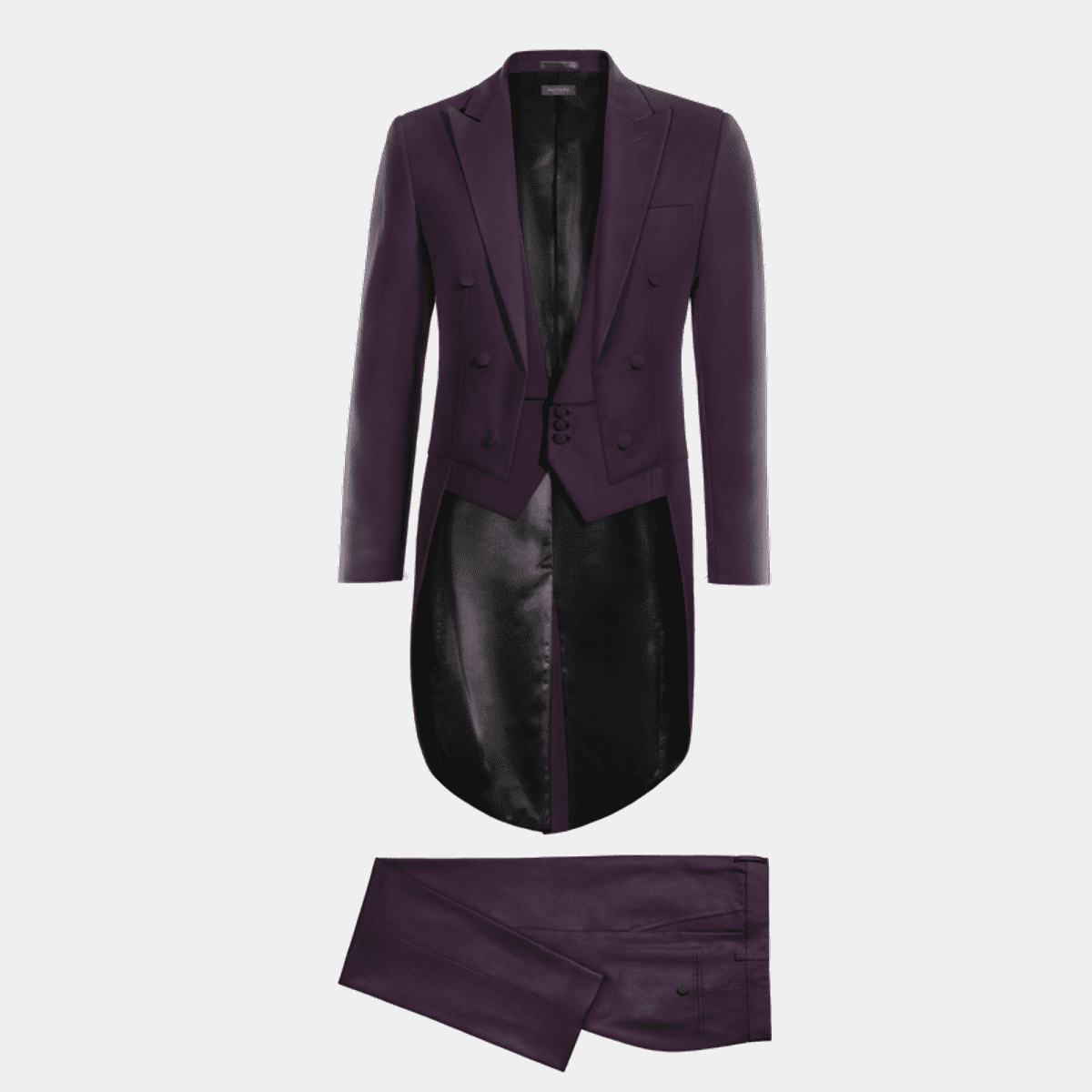 Purple tailcoat mens best sale