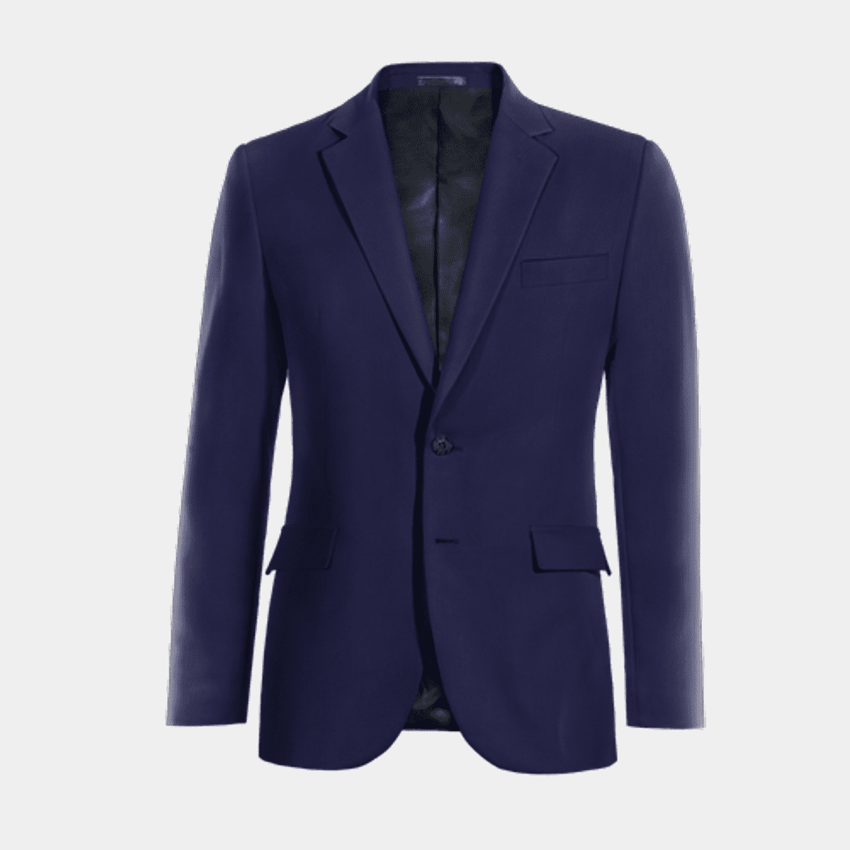 Cobalt blue stretch year-round Suit Jacket