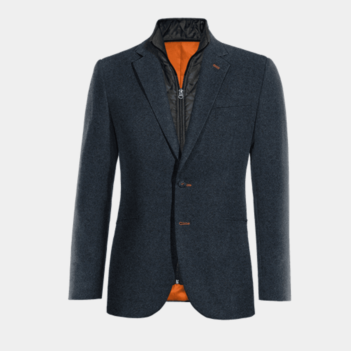 Veste Tweed Bleu Marine Mary Kimberley - Taille 42, Occasion En Très Bon état | Style Tailleur élégant, Doublée