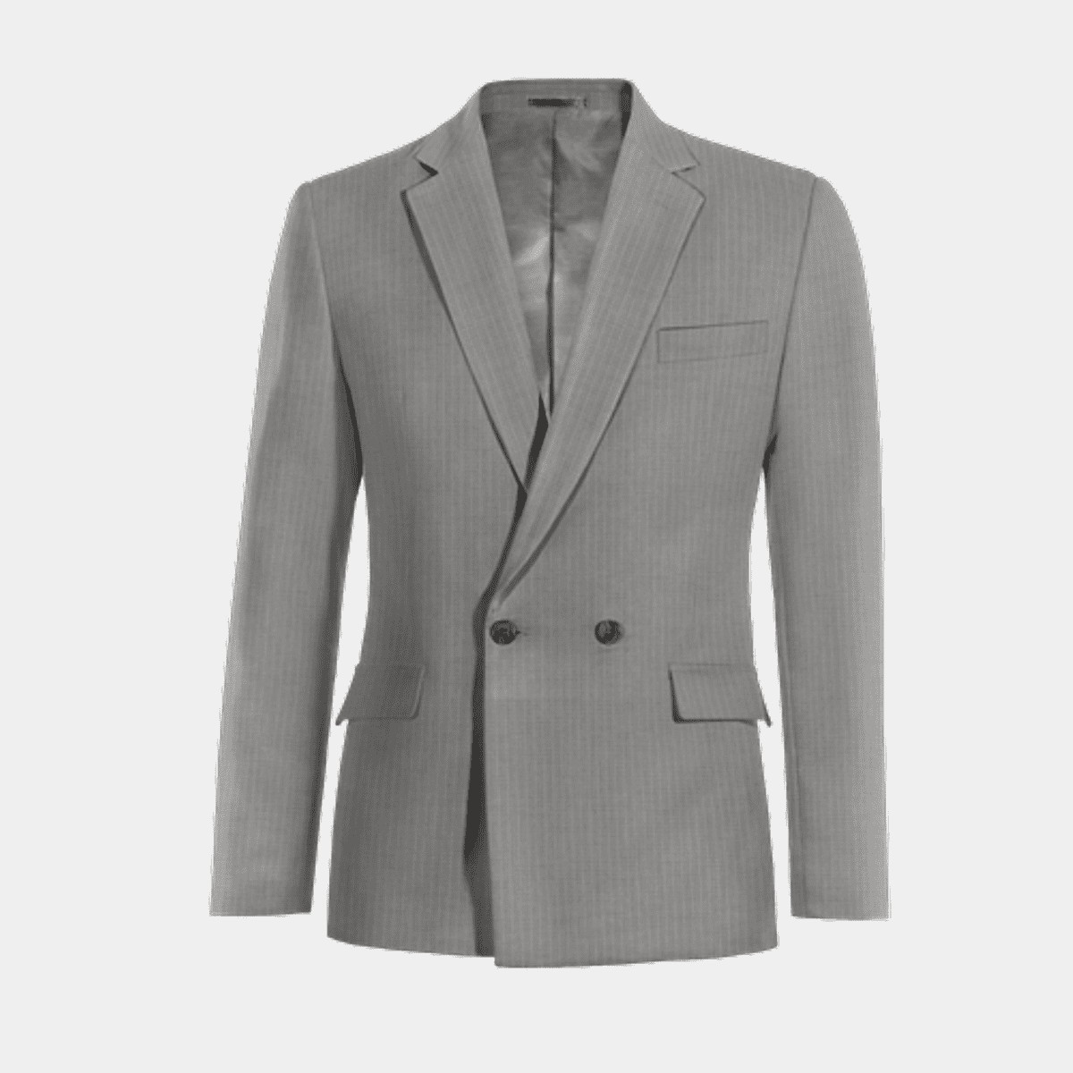 16516 Grey Striped Jacket main image 0