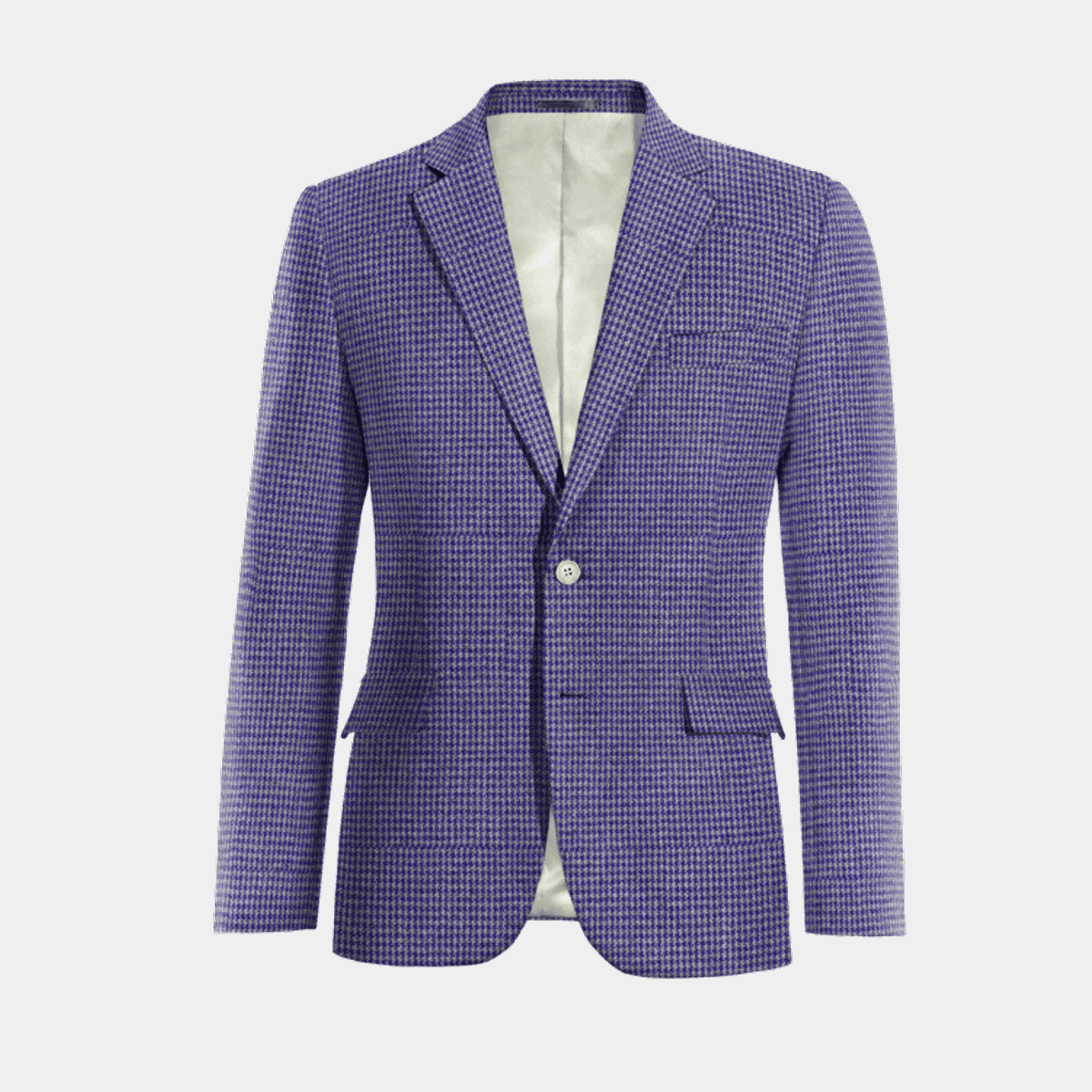 Purple Tweed Suit Jacket $179 | Hockerty