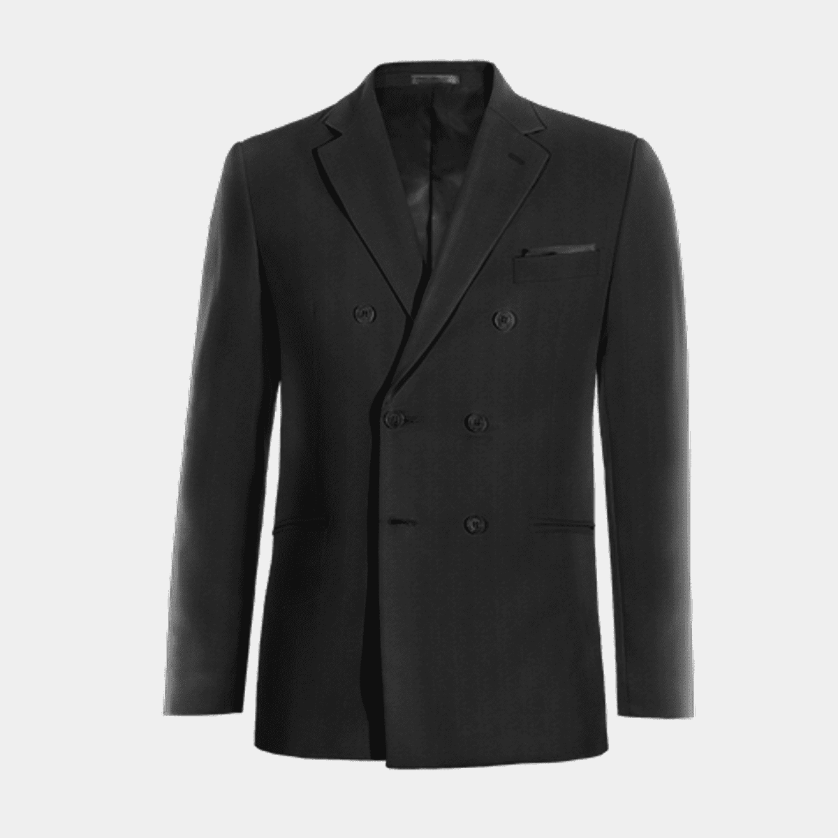 Autumn and Winter Double Pocket Wool Suit