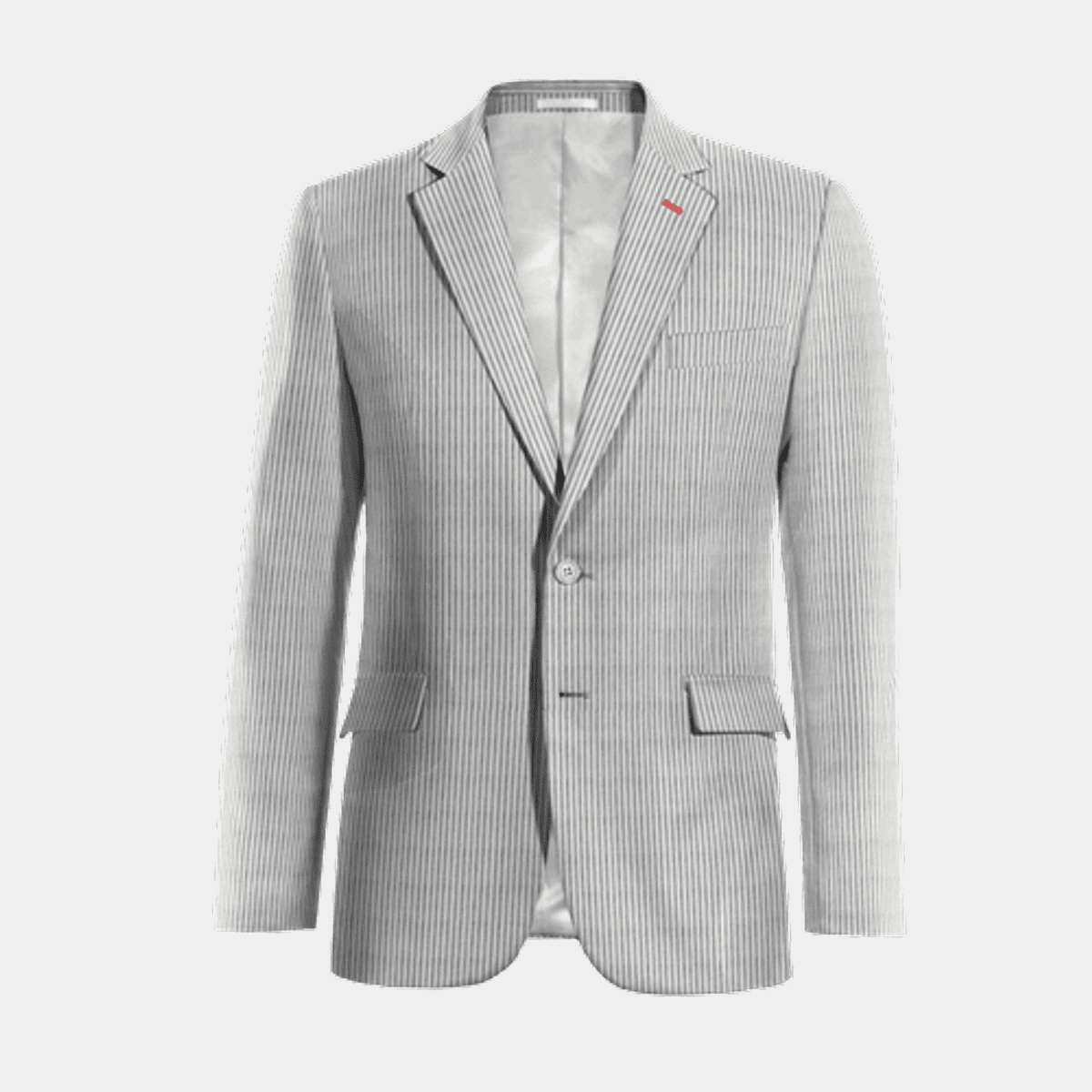 white seersucker blazer