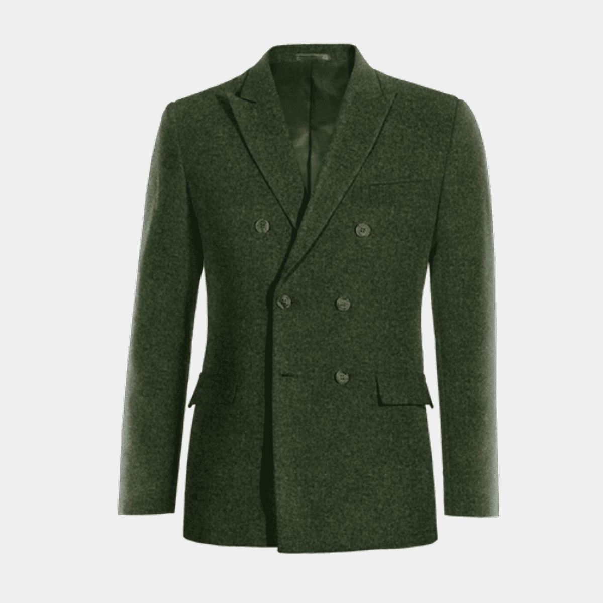 The Constance Oak Herringbone Tweed Jacket With Natural Cable Knit Sleeve