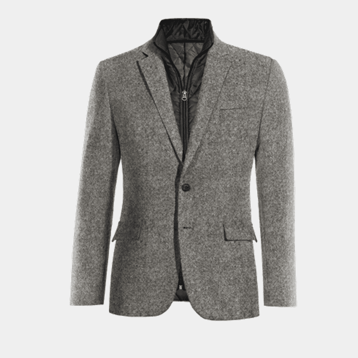 【INCHANT ME】[premium] Tweedy Single Overfit Blazer 1.jpg