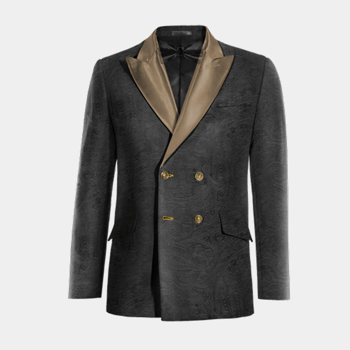 Chaqueta Cuello Smoking Terciopelo Chafado