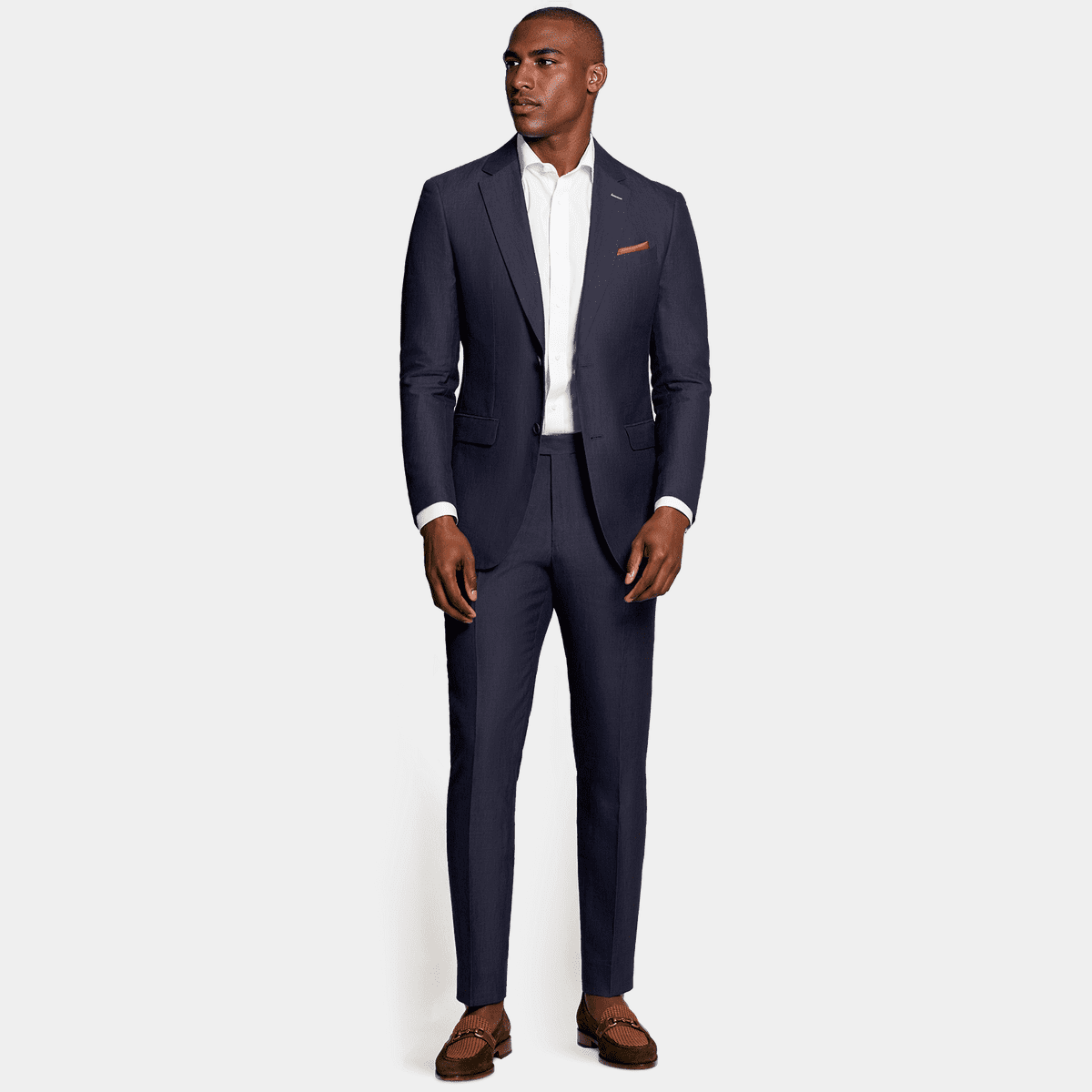 Faded blue wrinkle-free stretch super 120s Merino Wool Suit Faded blue wrinkle-free stretch super 120s Merino Wool Suit