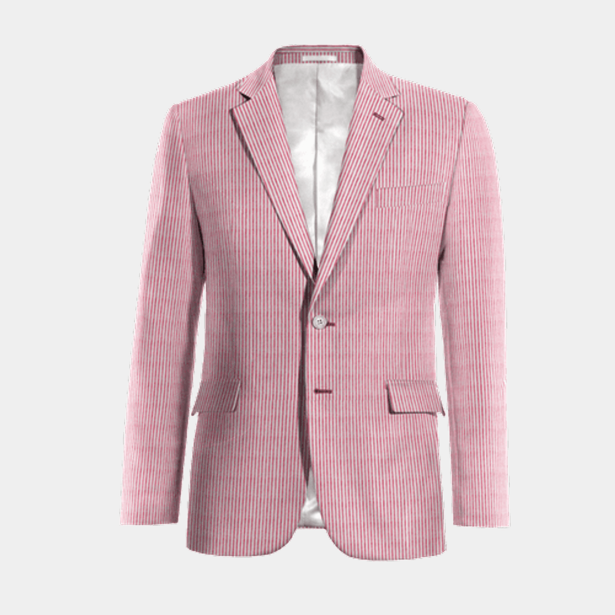 red seersucker jacket