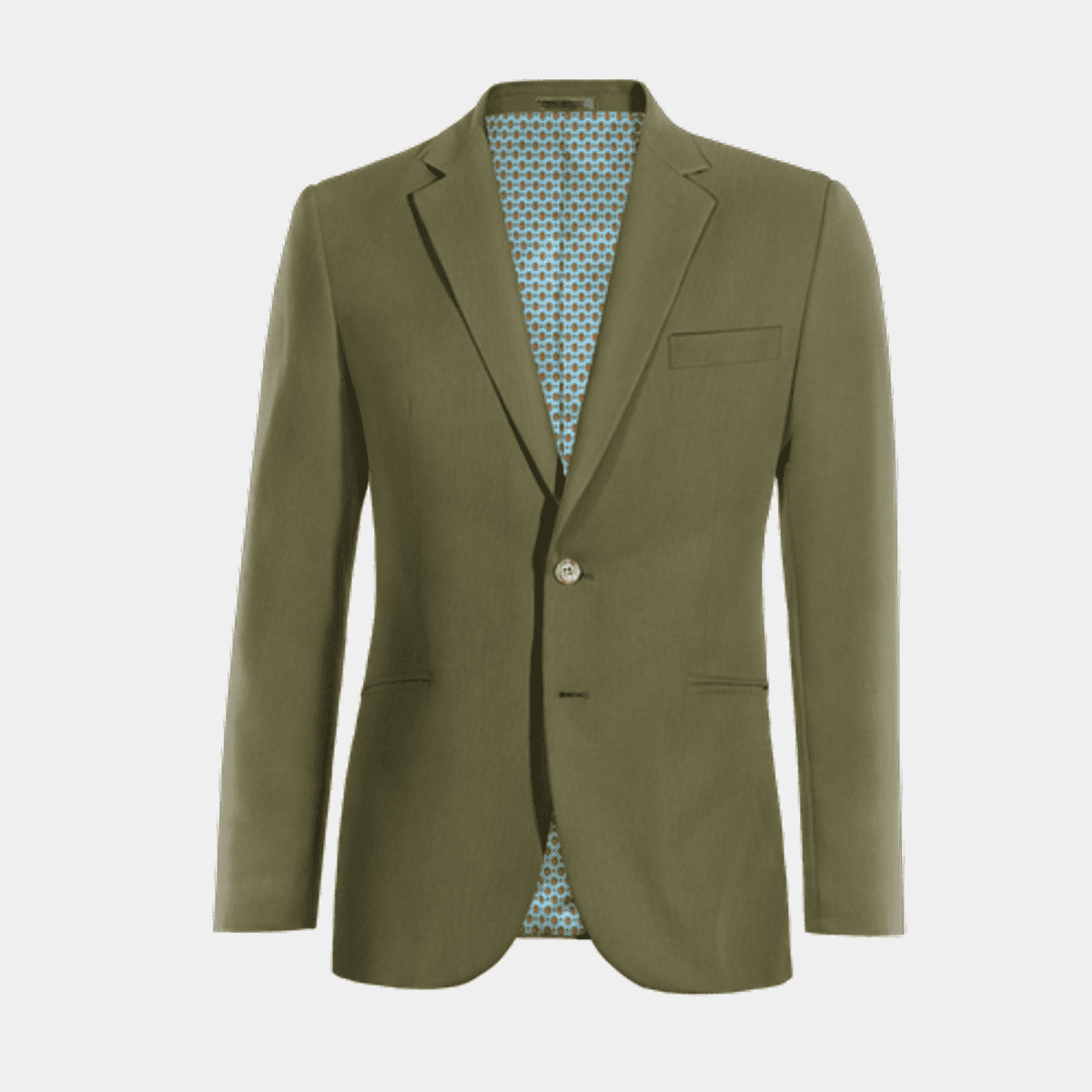 Sage green linen essential Suit Jacket