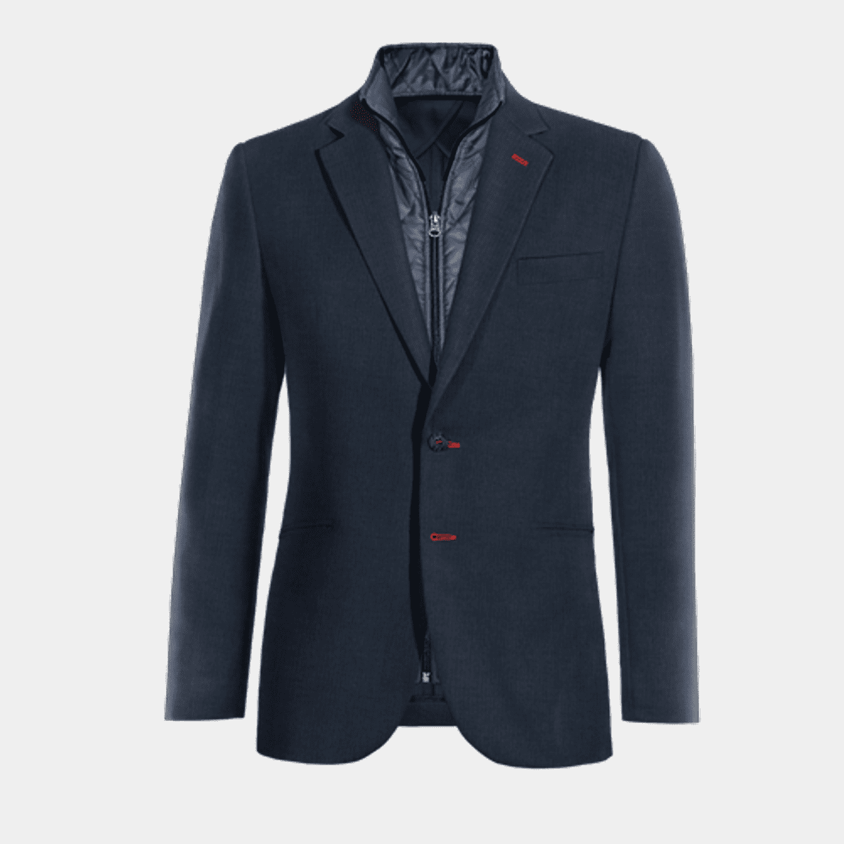 One Piece Short Blue (Blazer Neck) main image 1