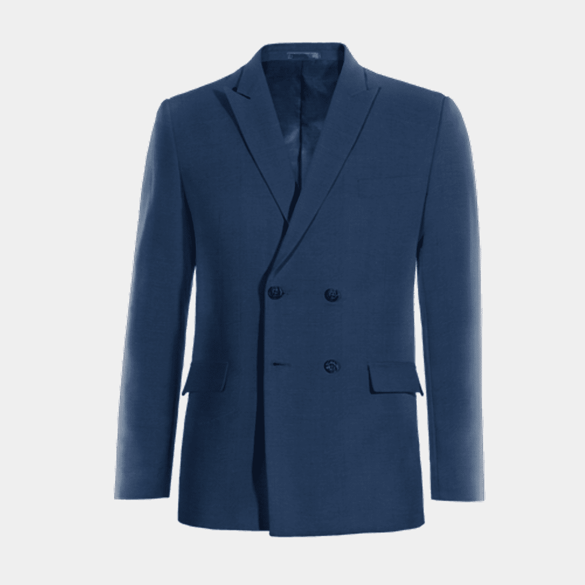 Regular Fit 2 Button Business Blazer (Royal) Z-2PP main image 1