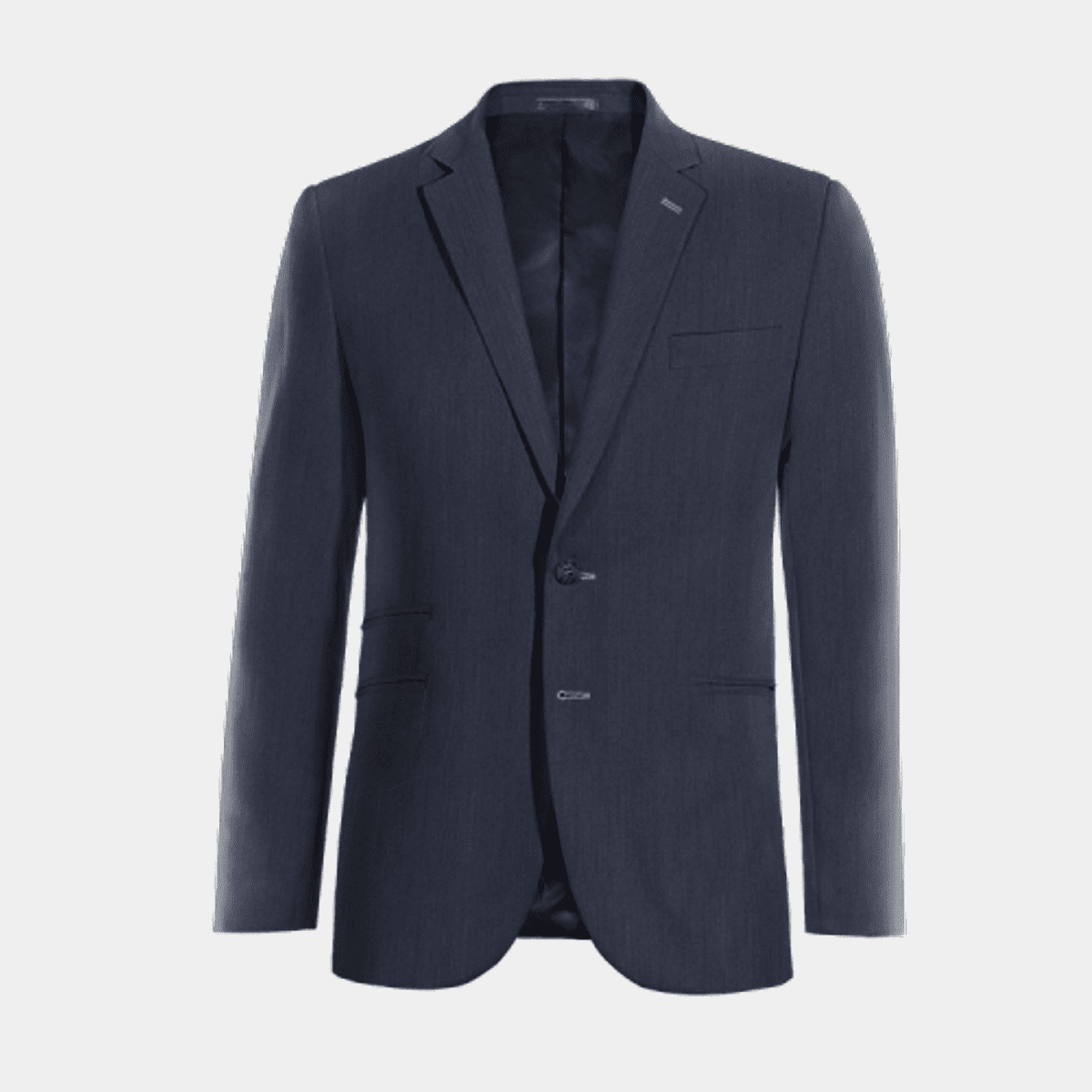 Navy Blue Linen Blazer