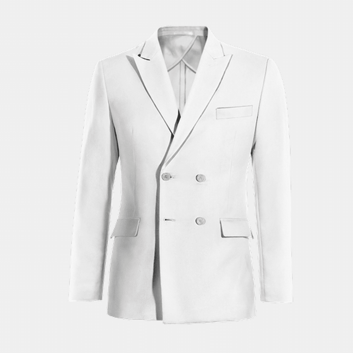 Lino Doppel Blazer Blazer Frostige Fichte