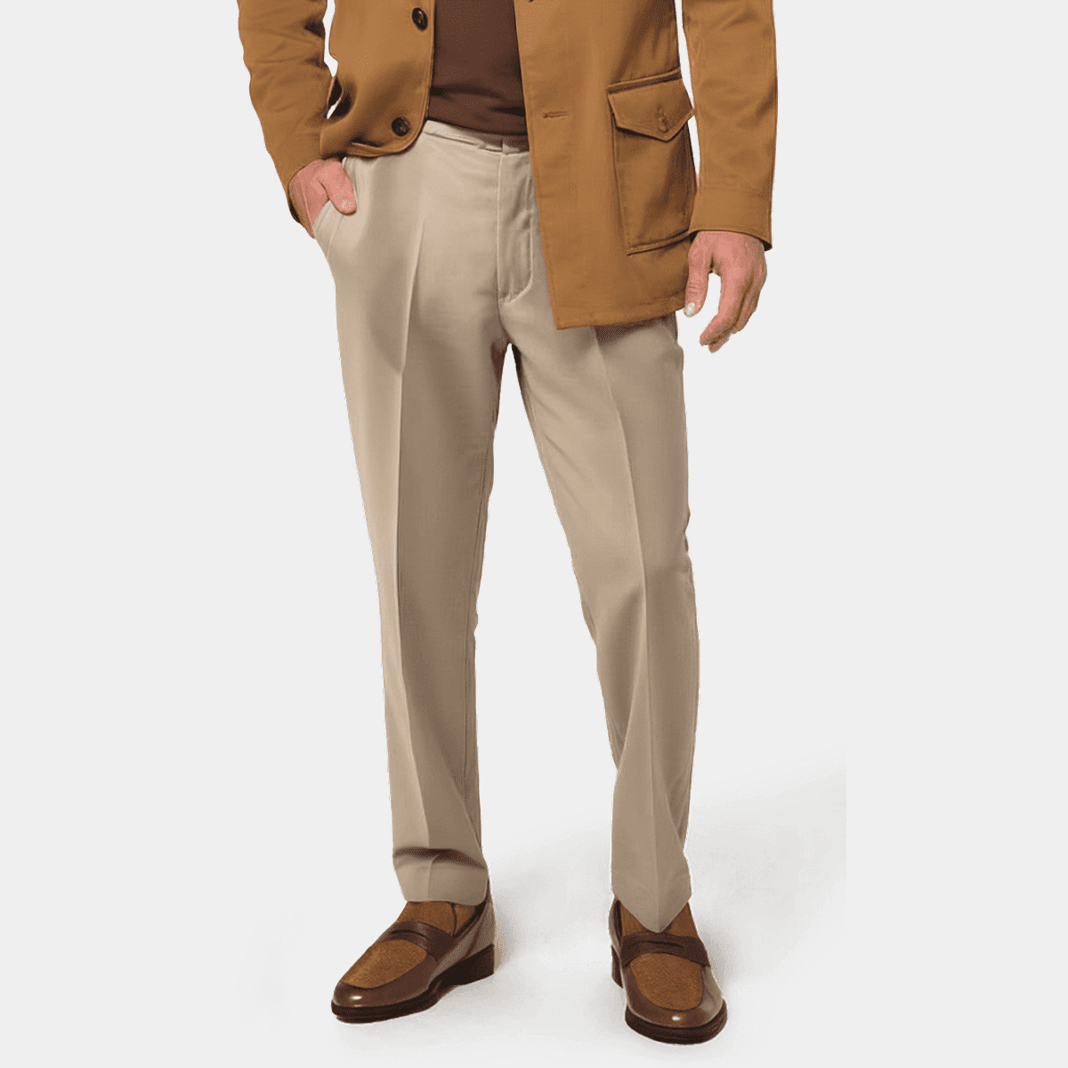 TURNER PANTS - BEIGE main image 0