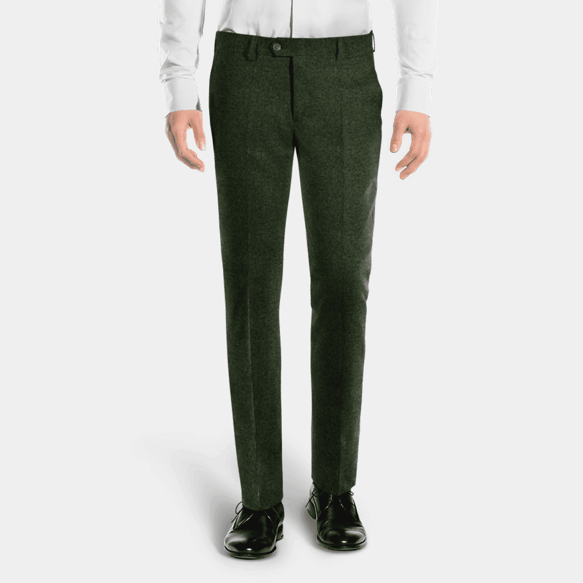 Green tweed pants | Hockerty