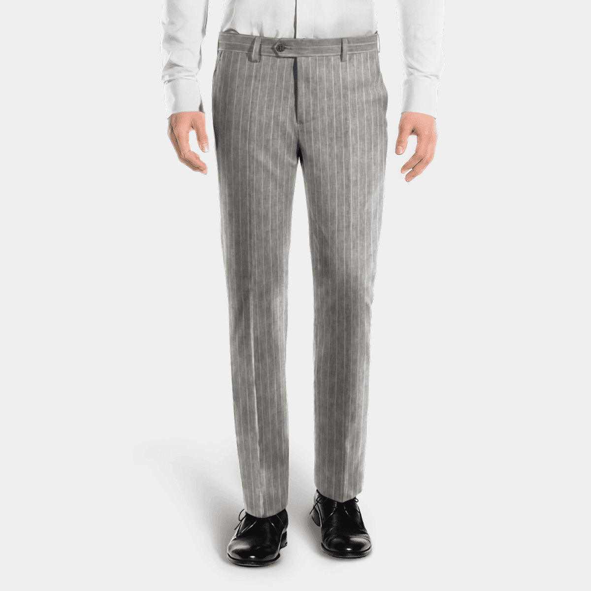 Herren Anzughosen Klassiker Fit - Bügelfrei Mit Vorderen Falten