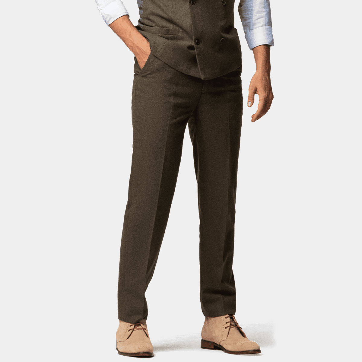 AIEOE Camicia Uomo In Flanella A Quadri Maniche Lunghe - Slim Fit, Tasca, Costume Oktoberfest, Taglie S-XXL