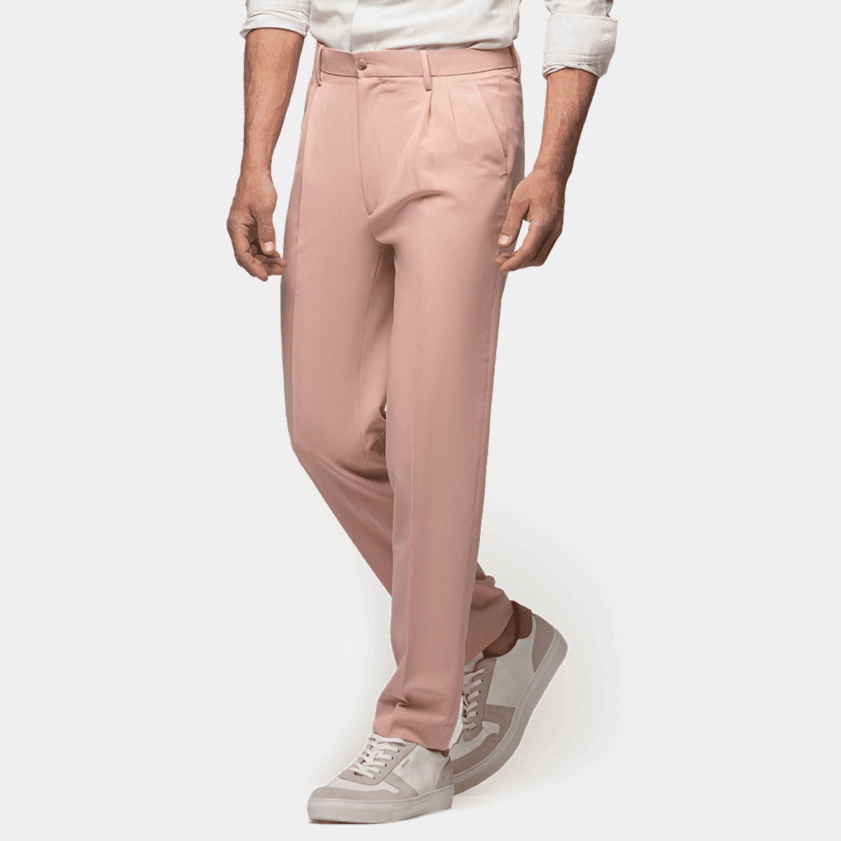 パンツ Antonelli Ecru Pleated Trousers Double pleated trousers (251MW482L00MC216607) for Man