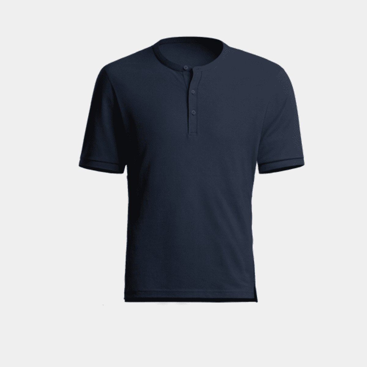 Sky Blue Henley Jaquard Tshirt