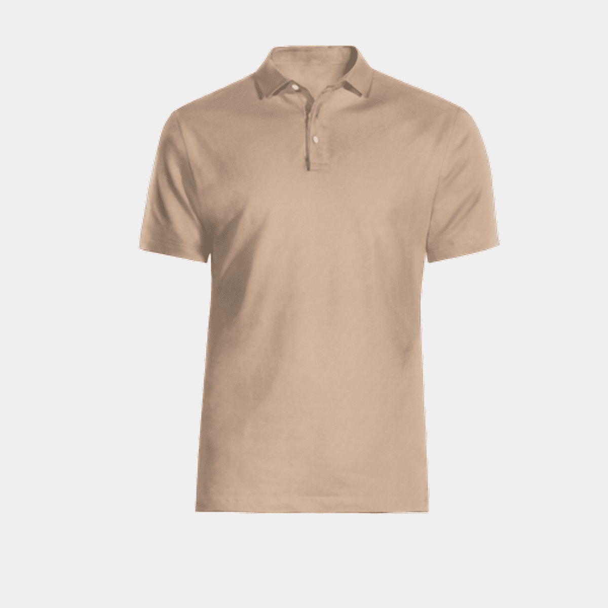 Polo slim fit beige de manga corta 59€ Hockerty