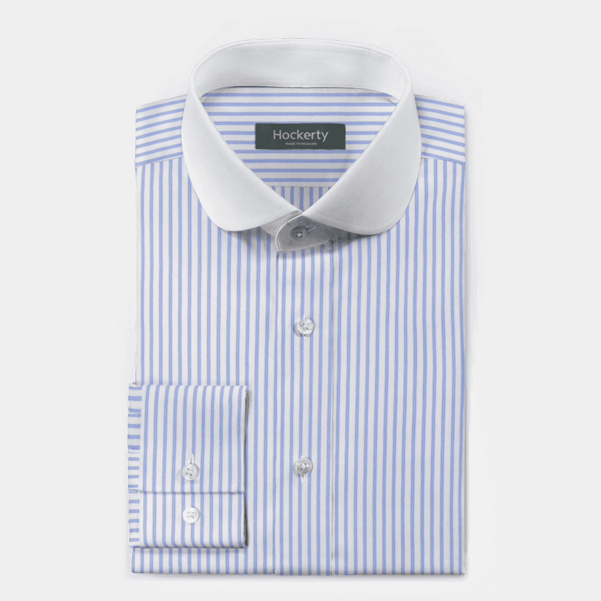 Diamond Stripe Collar Stretch Shirt main image 1