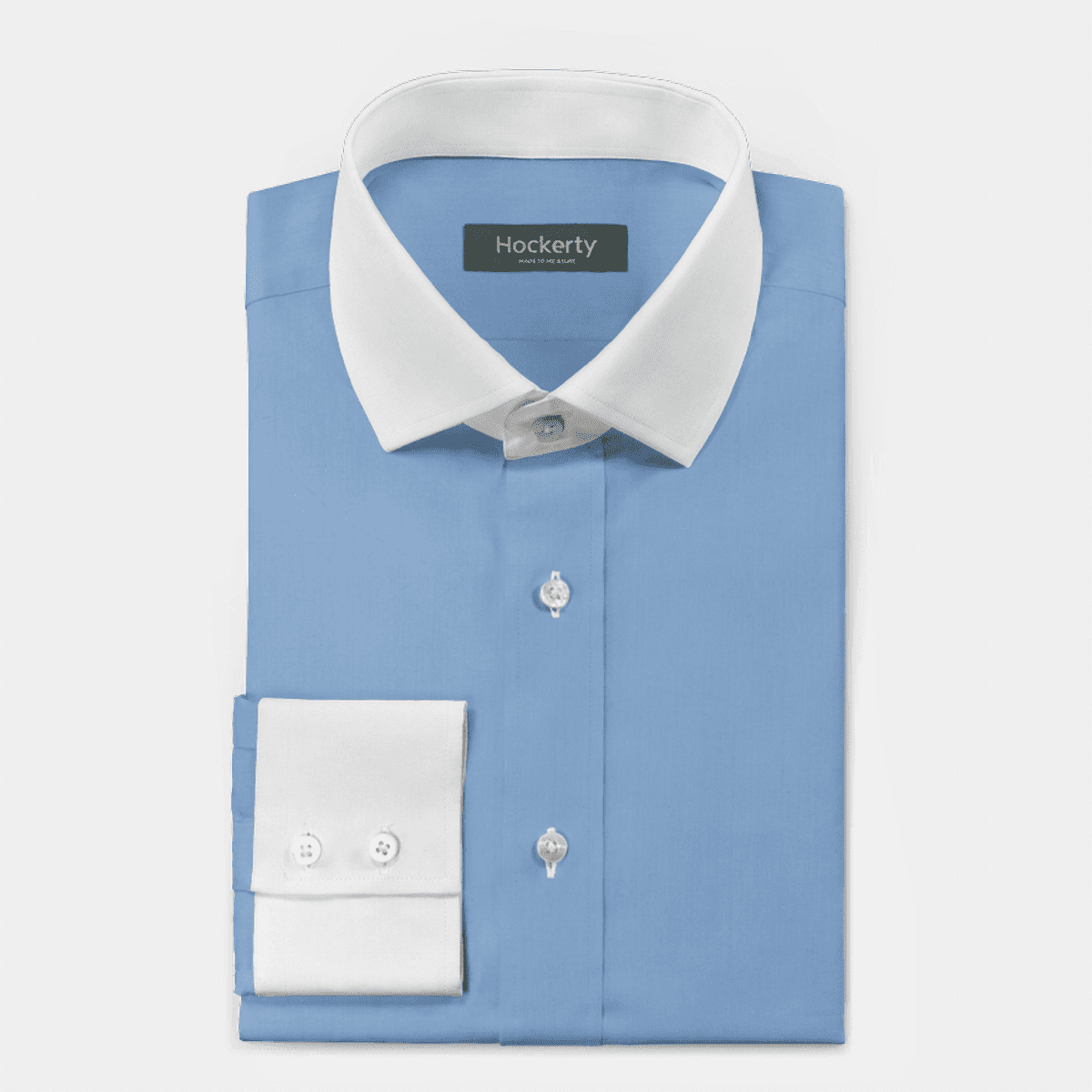 Women Blue Stripes Poplin Contrast Detail Shirt