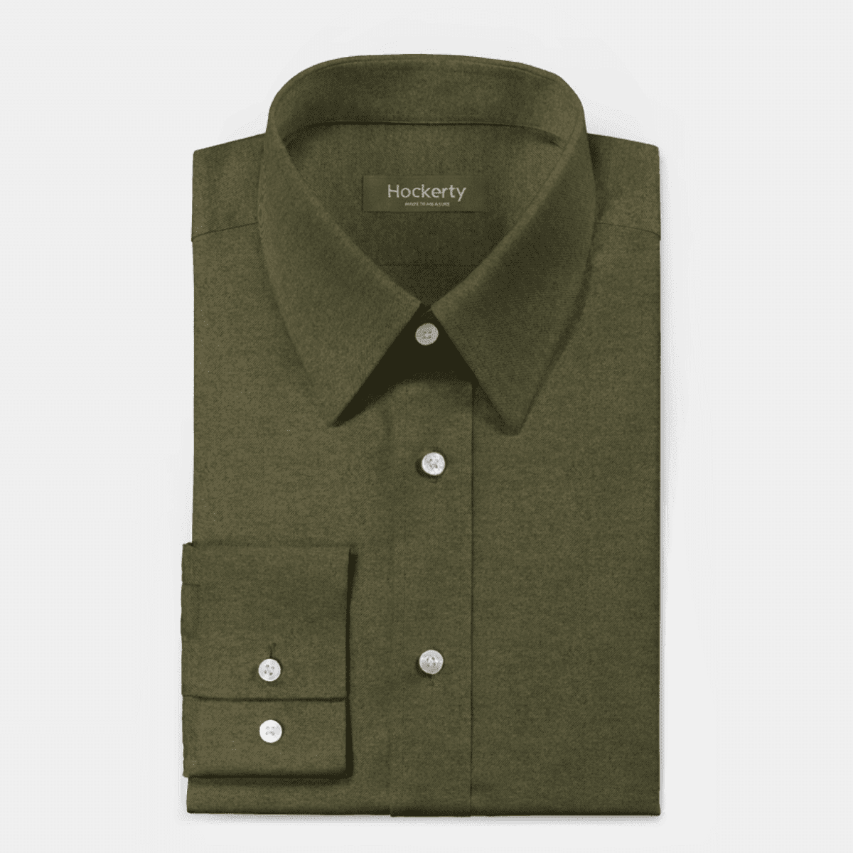 slim fit dress slacks Hisdern Emerald Green Cloud Stretch Dress Shirt for Corporate Workwear S main image 0