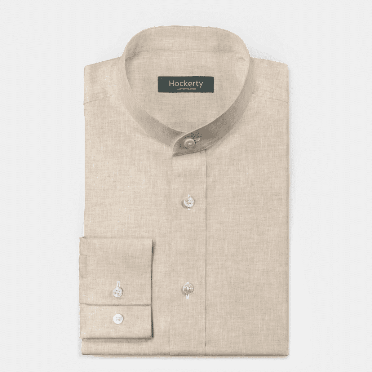 Chemise Col Mao Mandarin à Carreaux Vichy