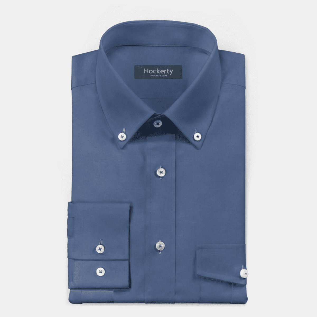 houndstooth dress shirt Comfort Stretch Non-Iron Houndstooth Dress Shirt - Blue