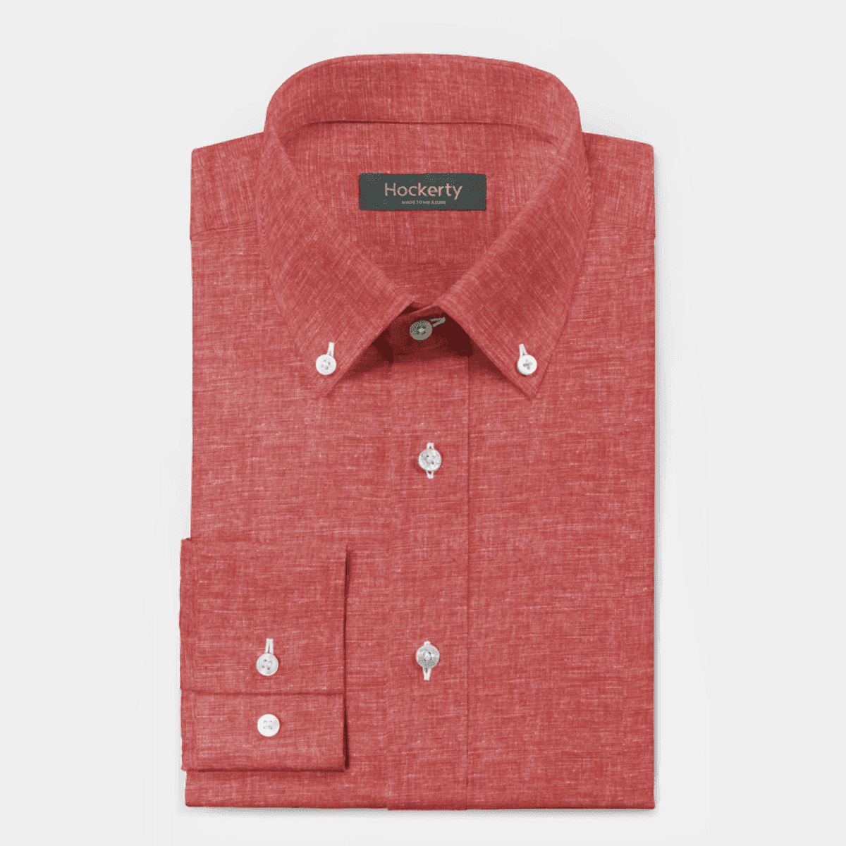 Red Whara Button Down Shirt main image 1