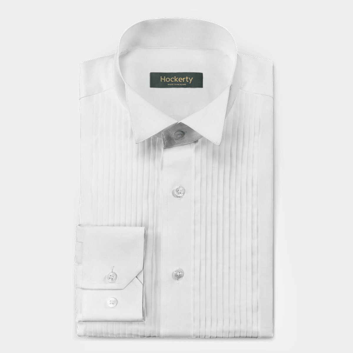 Premium White no-iron cotton wing 