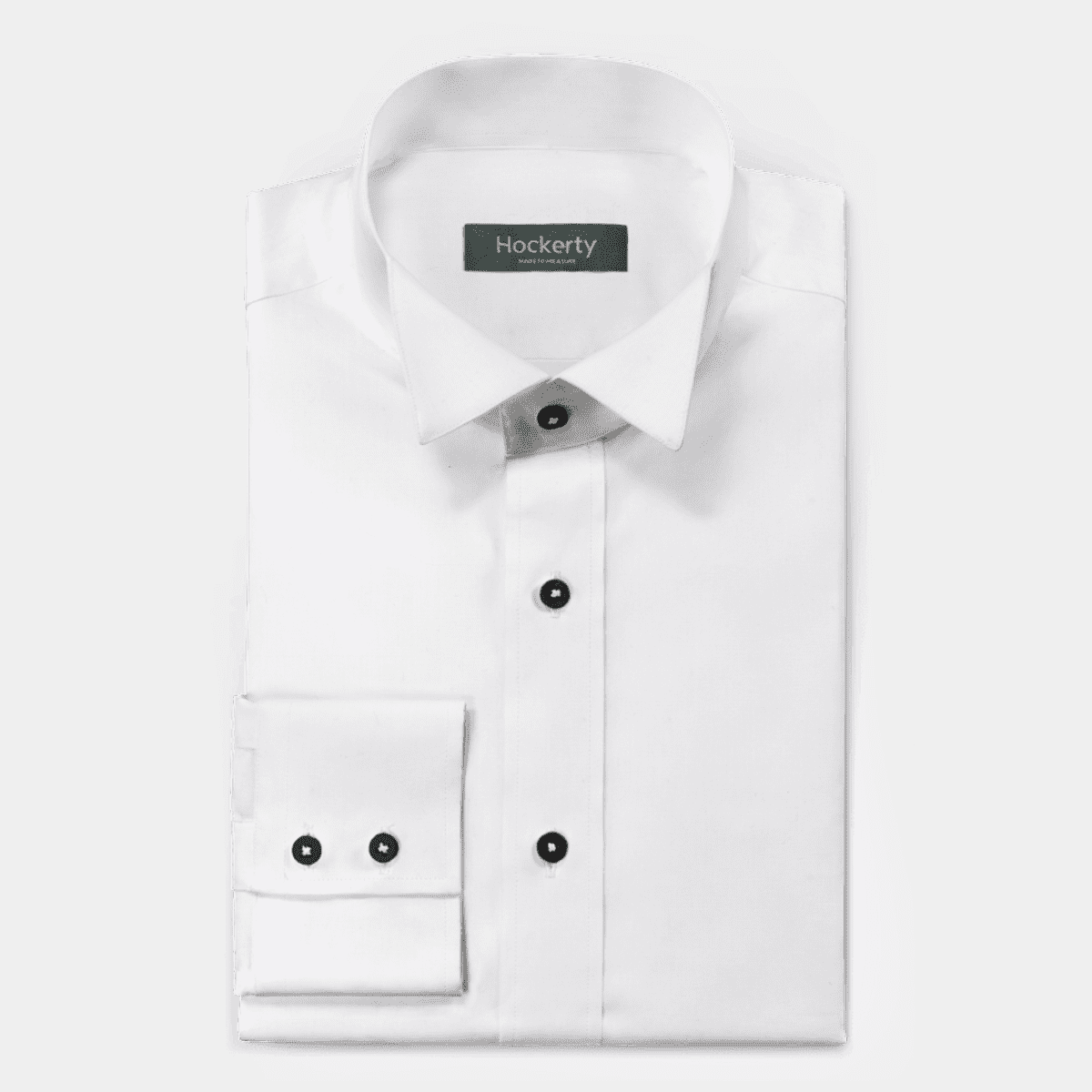 wing tip shirt with long tie